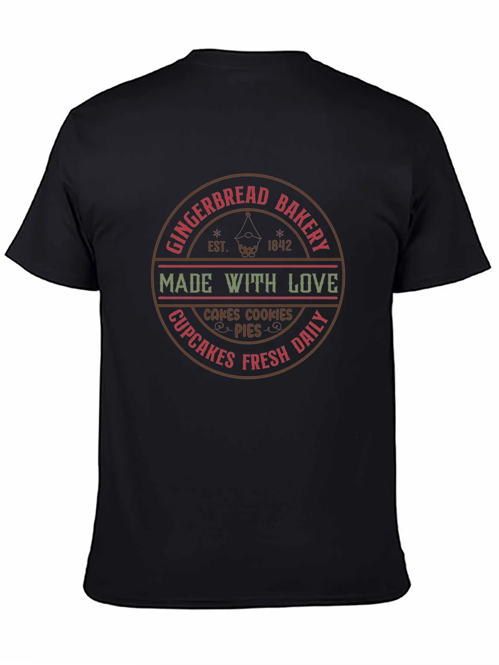 Gingerbread Bakery T-Shirt - Made With Love