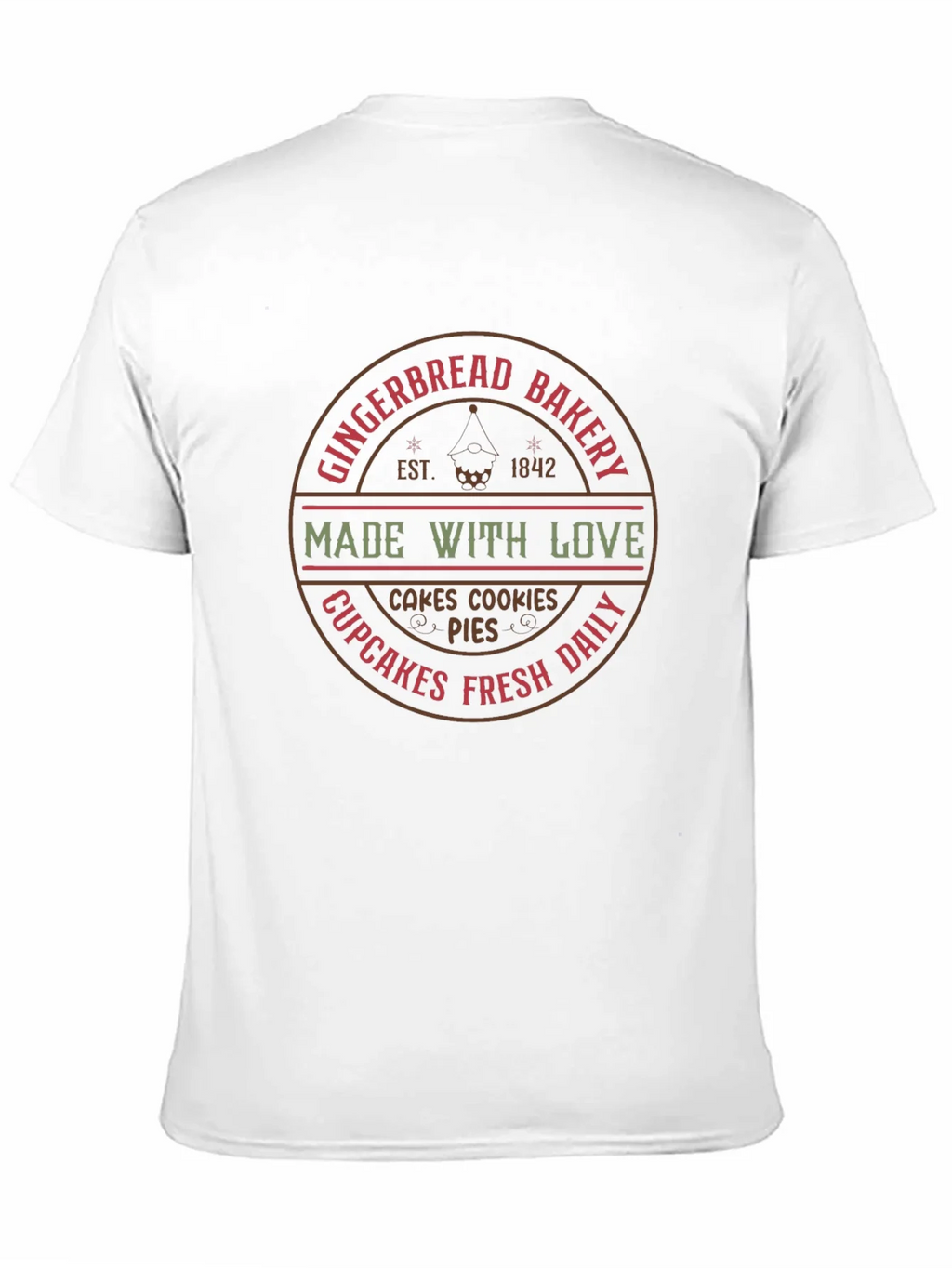 Gingerbread Bakery T-Shirt - Made With Love