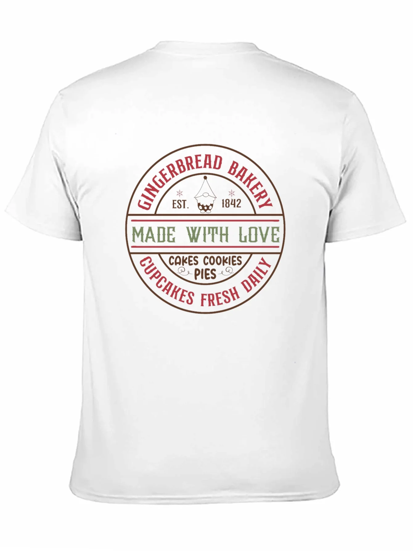 Gingerbread Bakery T-Shirt - Made With Love