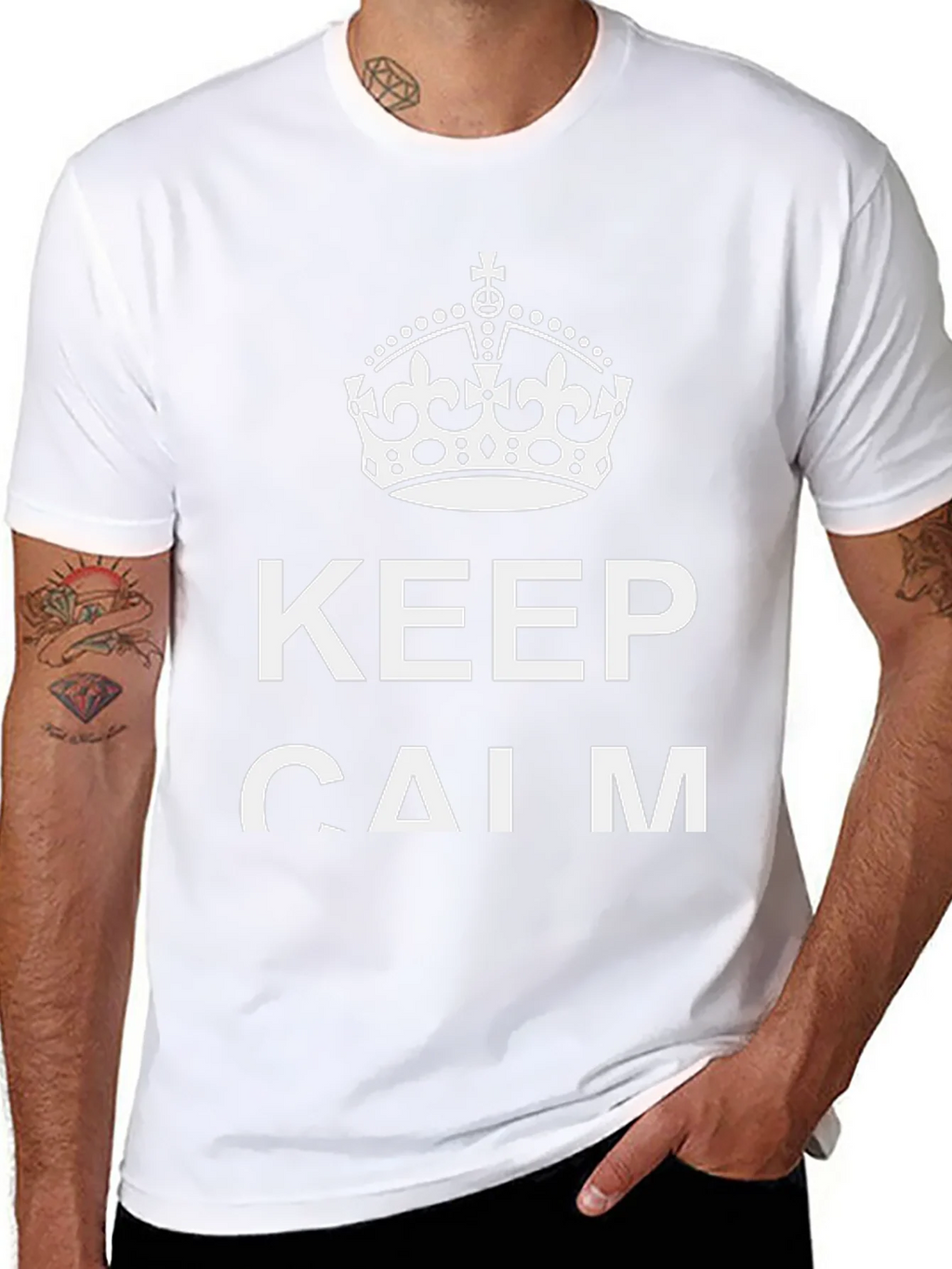 Keep Calm Graphic Tee - Classic Comfort Fit