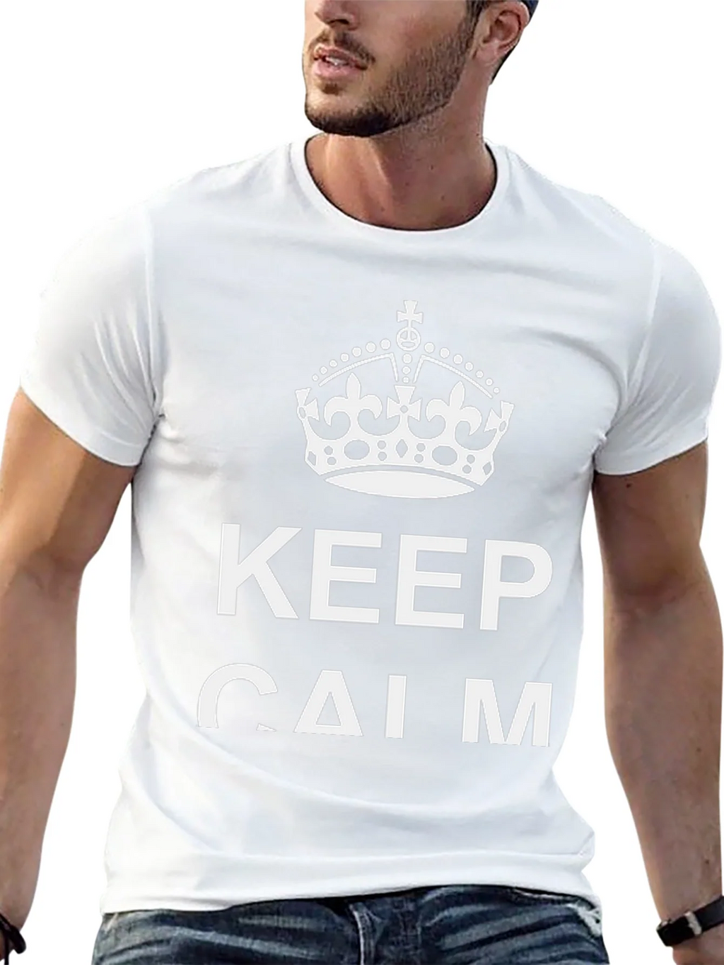Keep Calm Graphic Tee - Classic Comfort Fit