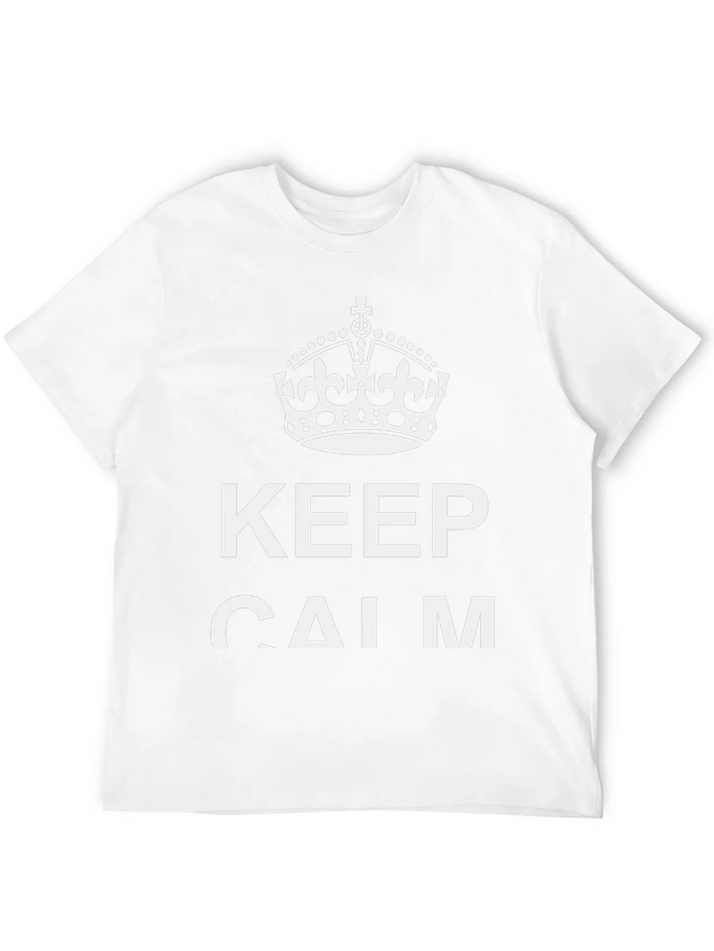 Keep Calm Graphic Tee - Classic Comfort Fit