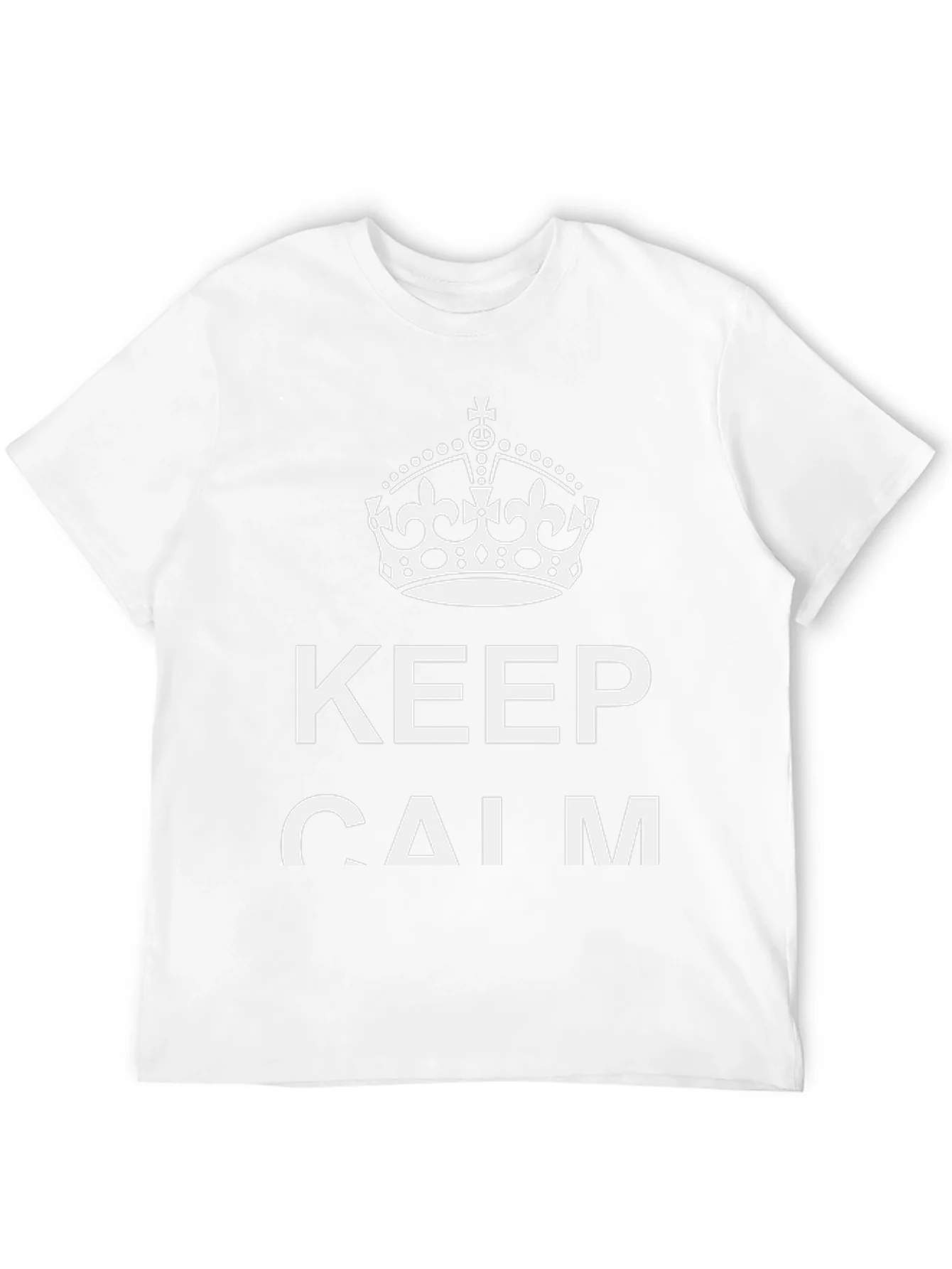 Keep Calm Graphic Tee - Classic Comfort Fit