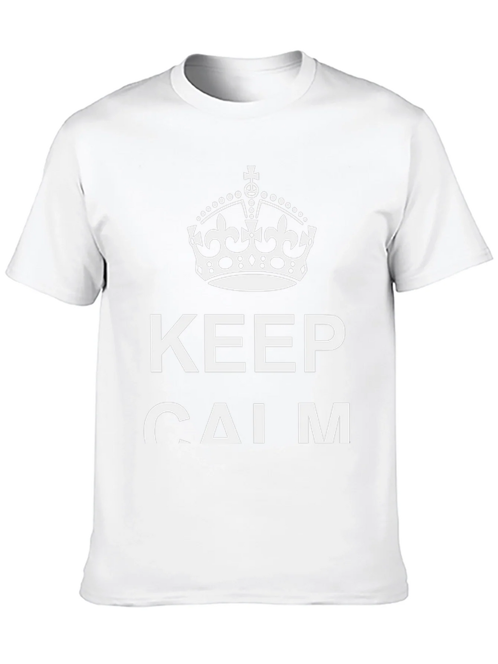 Keep Calm Graphic Tee - Classic Comfort Fit