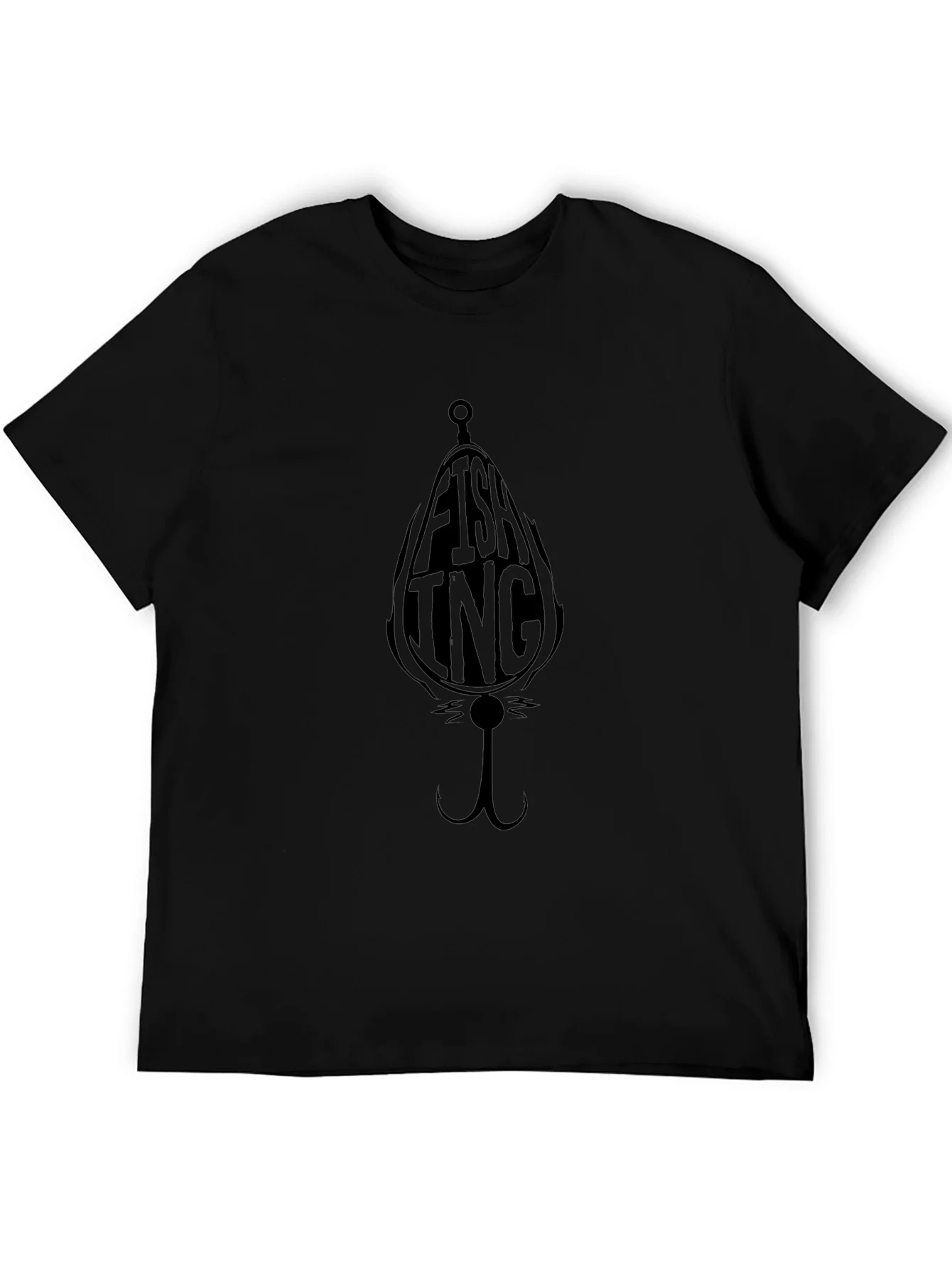 Fishing INC Black Graphic T-Shirt