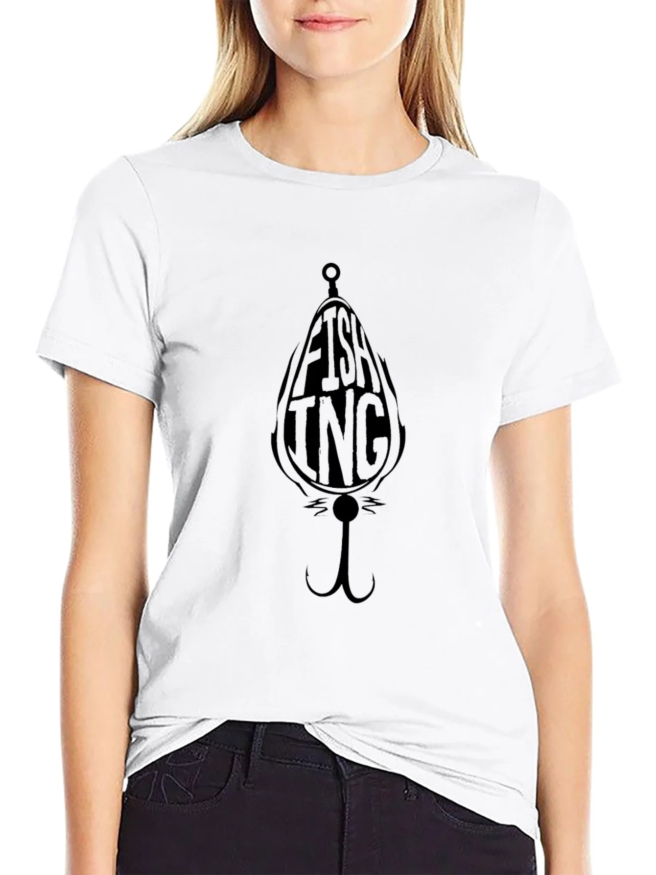 Fishing INC Black Graphic T-Shirt