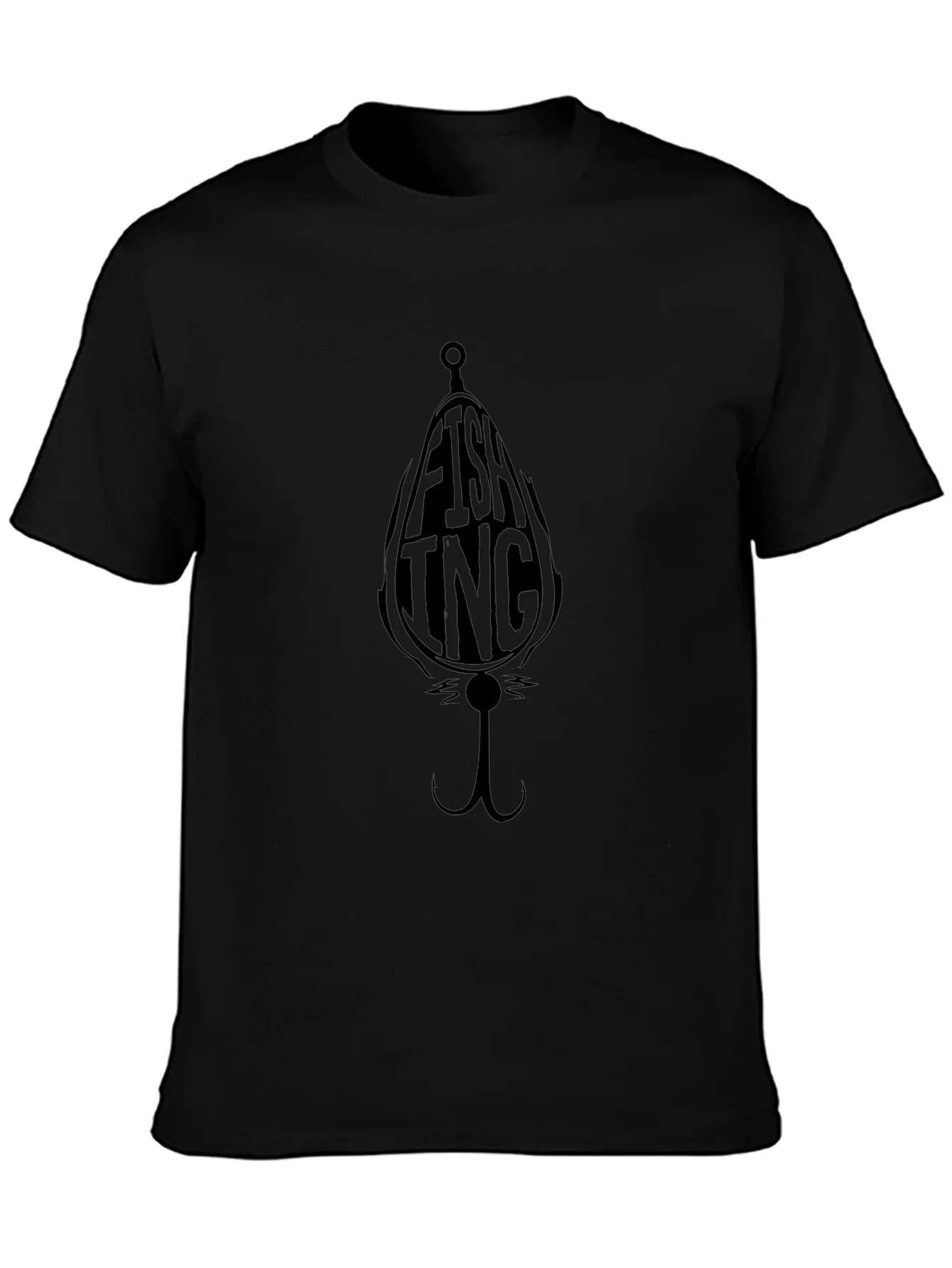 Fishing INC Black Graphic T-Shirt