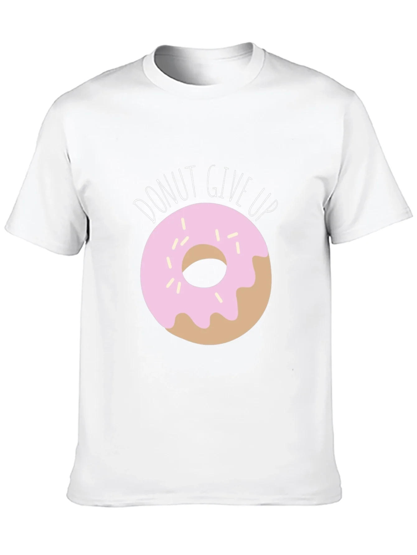 Donut Give Up Graphic T-Shirt