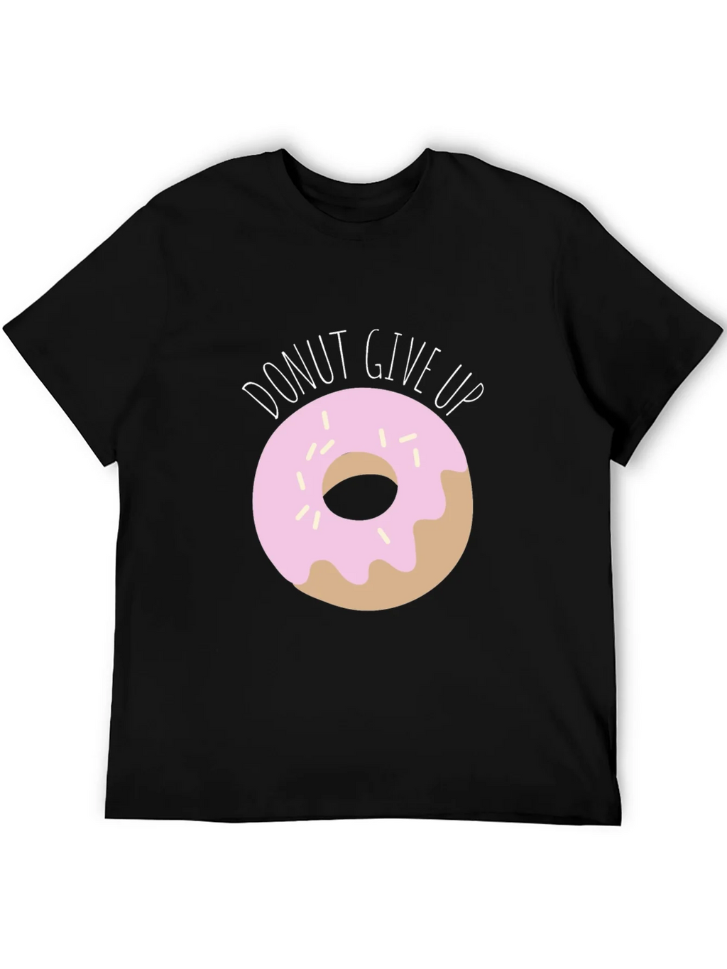 Donut Give Up Graphic T-Shirt