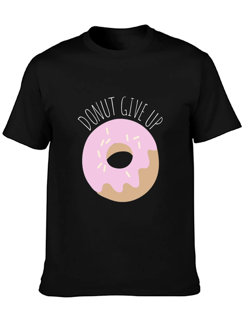 Donut Give Up Graphic T-Shirt